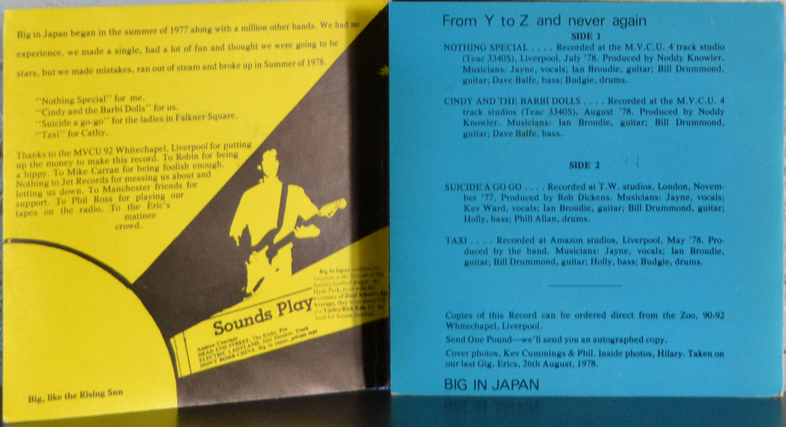 Big in Japan, United Kingdom